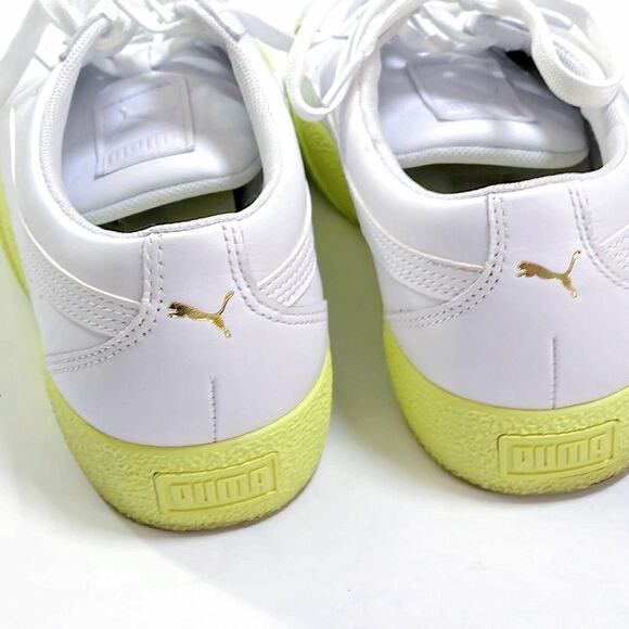 PUMA Women’s Sneakers Colorpop Sporty Athleisure Streetwear White Lime Size 9 - Picture 6 of 7